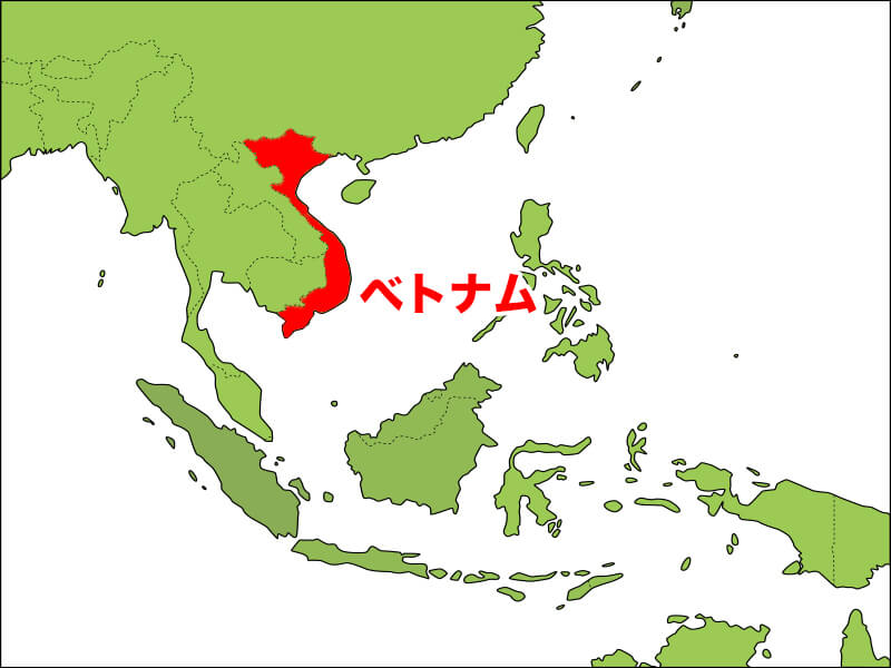 ベトナムの地図2